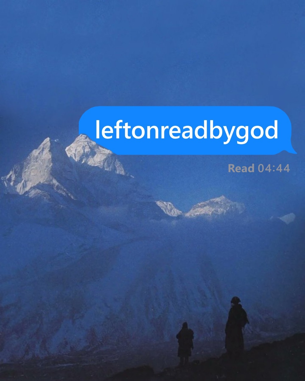 ios messages pfp of mountain